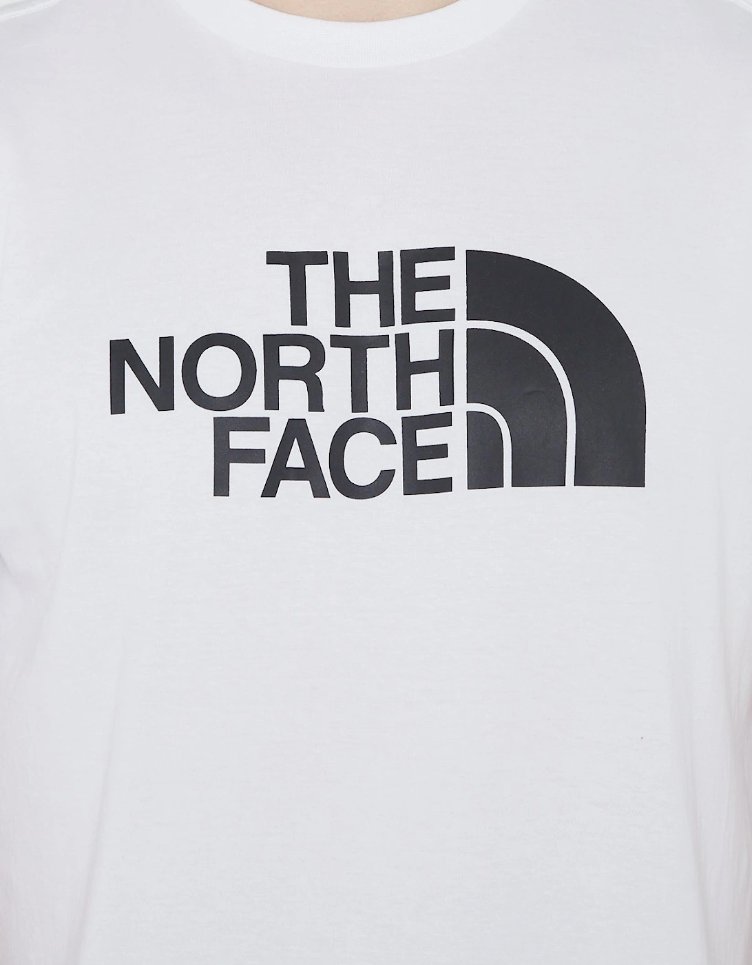 The North Face Mens Easy Tee Short Sleeve T-shirt in White