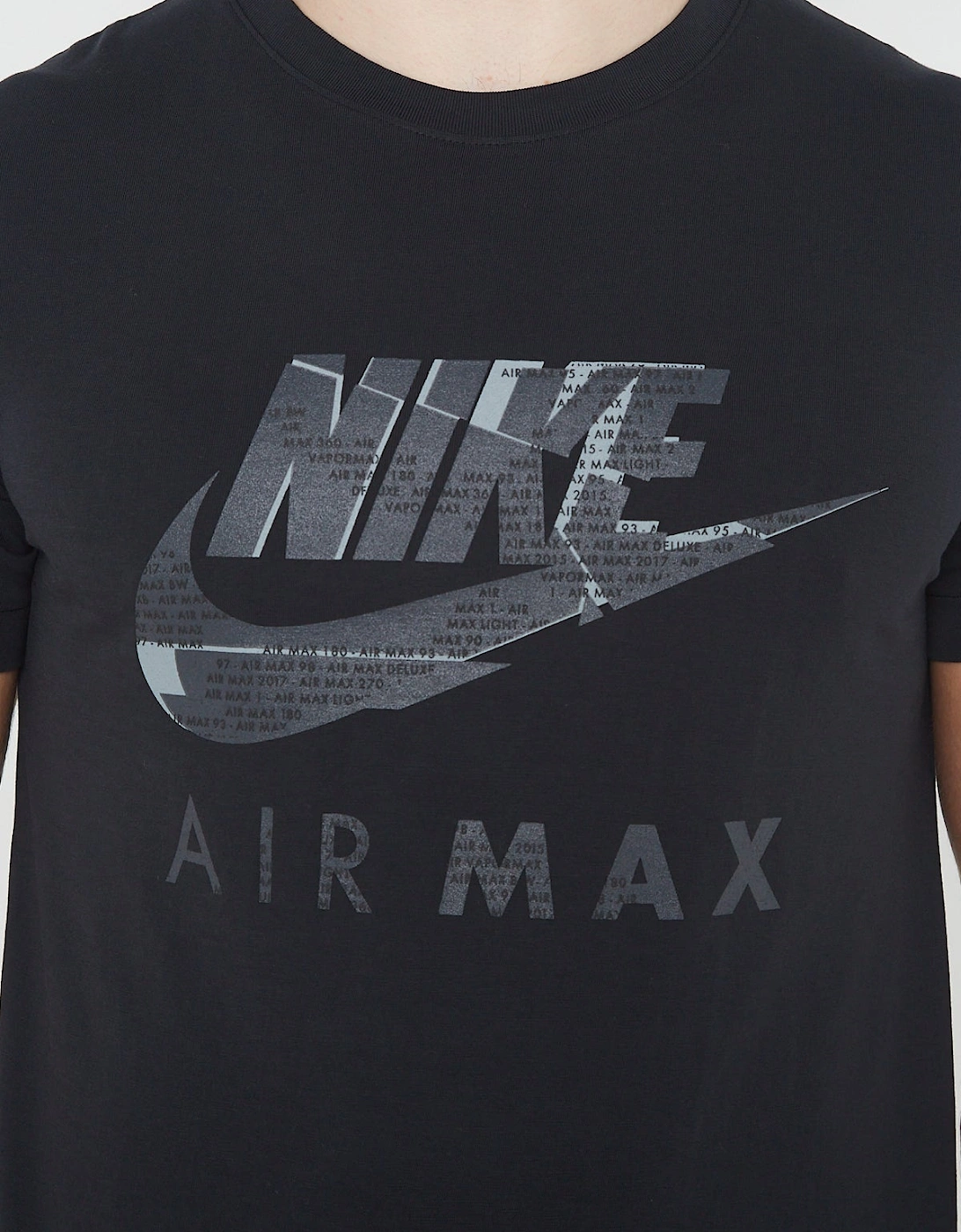 Nike Air Max NSW Graphic Print Mens T Shirt in Black