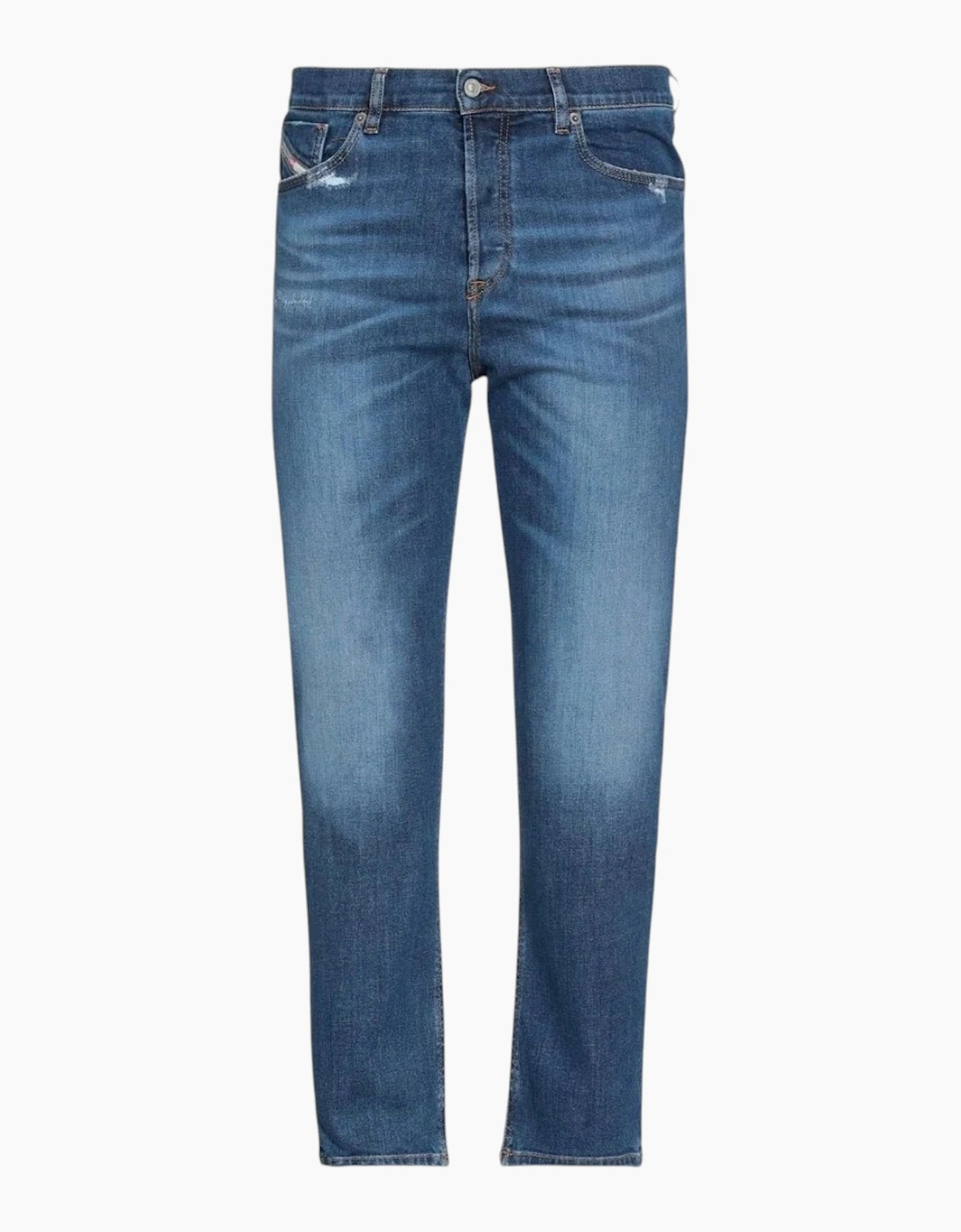 Diesel Mens Denim Jeans Regular Fit Mid Waist Pants