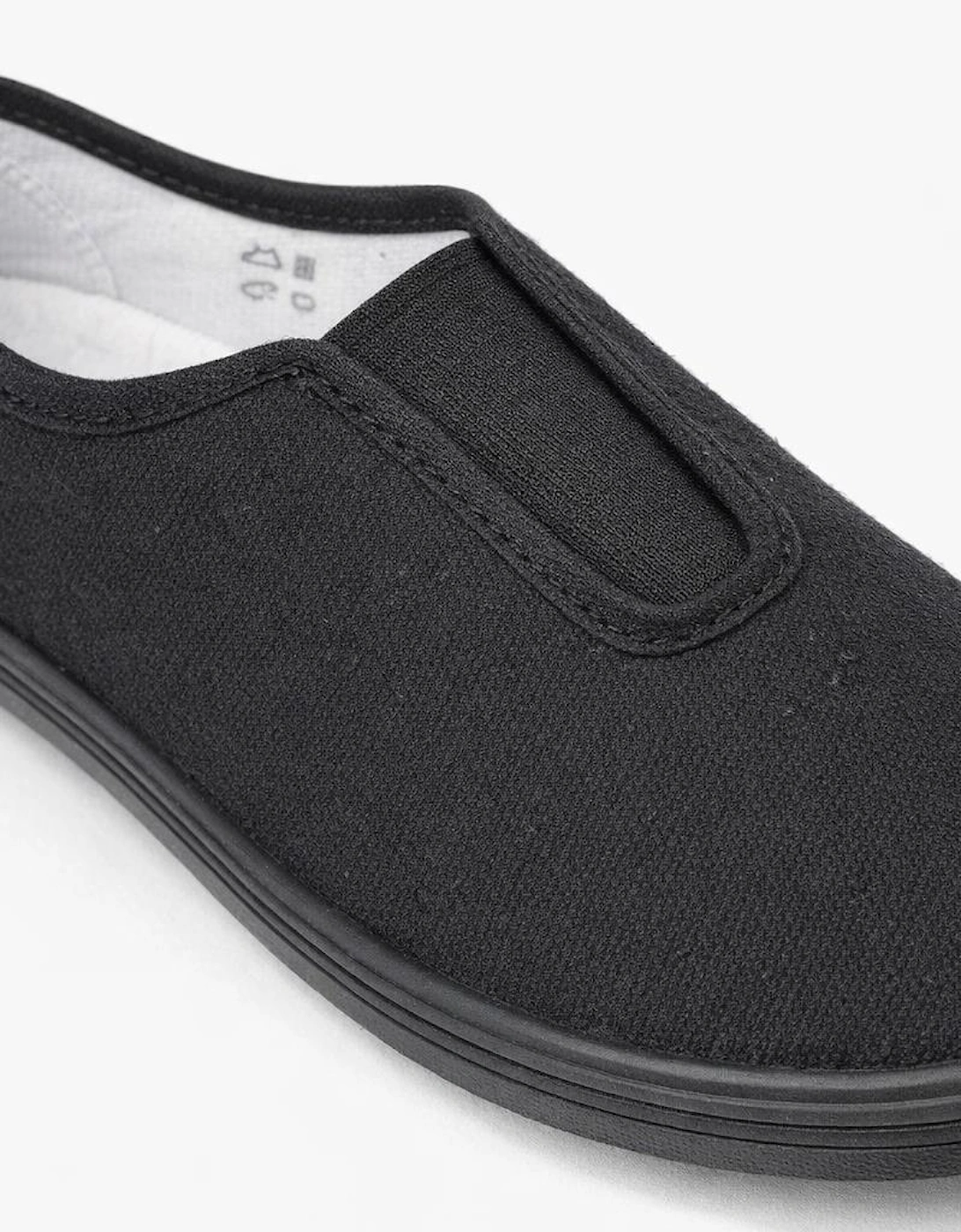 DEK MORGAN Unisex Kids Canvas Shoes Black