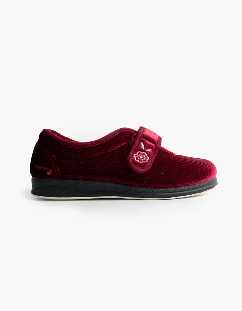 Padders CAMILLA Womens Full Slippers Red