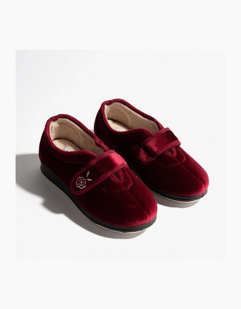 Padders CAMILLA Womens Full Slippers Red