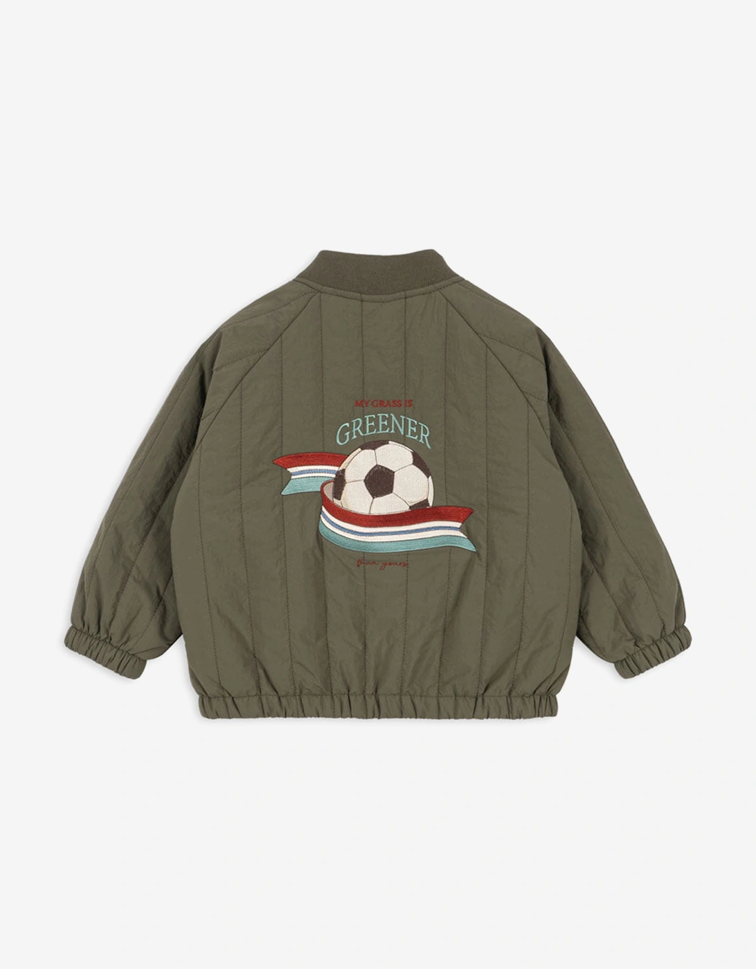 Konges Sløjd Boys Juno Bomber Jacket in Green
