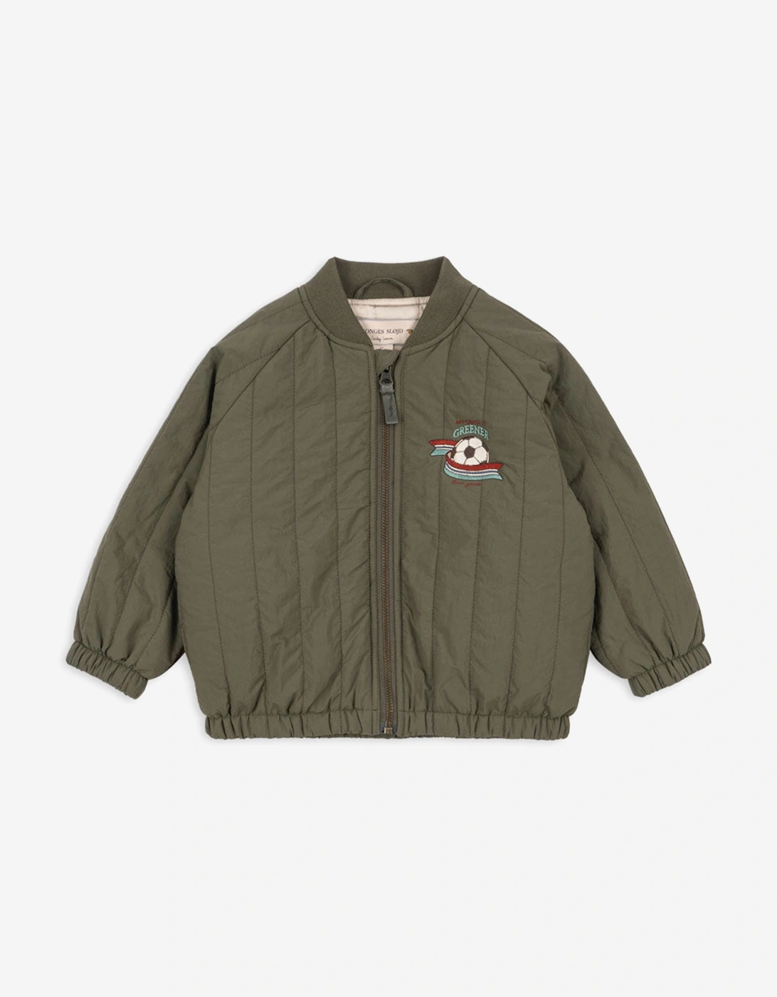 Konges Sløjd Boys Juno Bomber Jacket in Green, 7 of 6