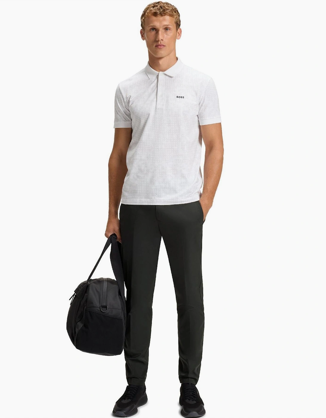Phoenix Slim Solid Patterned Trousers