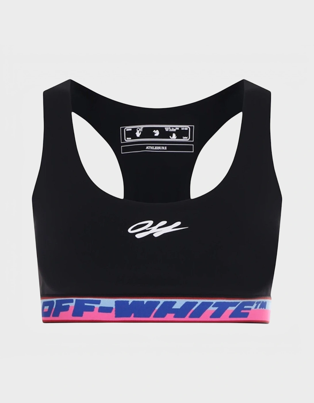 Athleisure Logo Bra Top Black