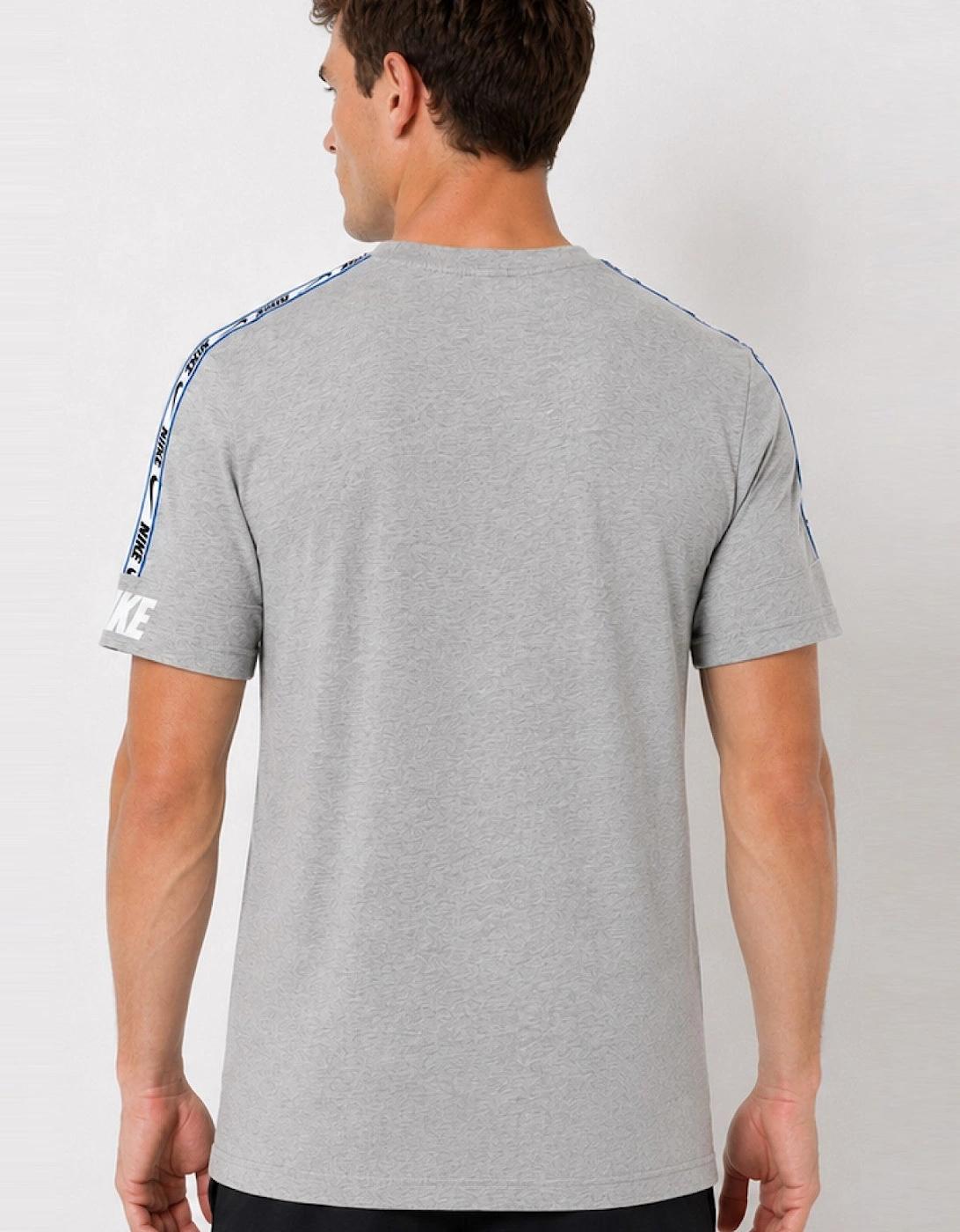 Nike Mens NSW Repeat T Shirt in Grey