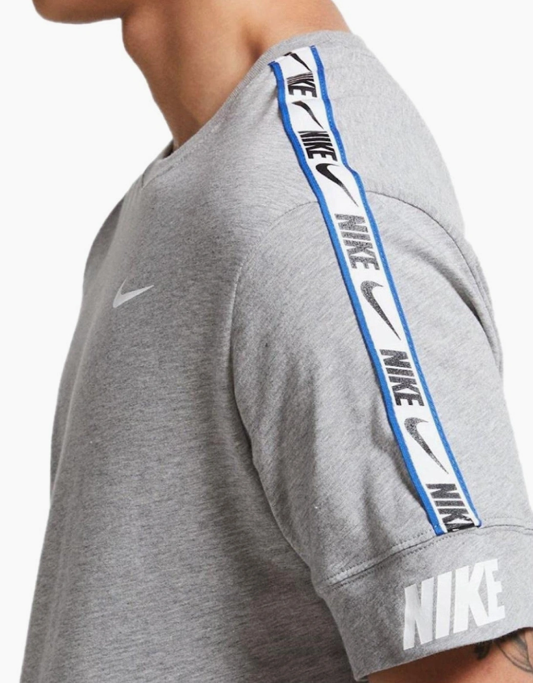 Nike Mens NSW Repeat T Shirt in Grey