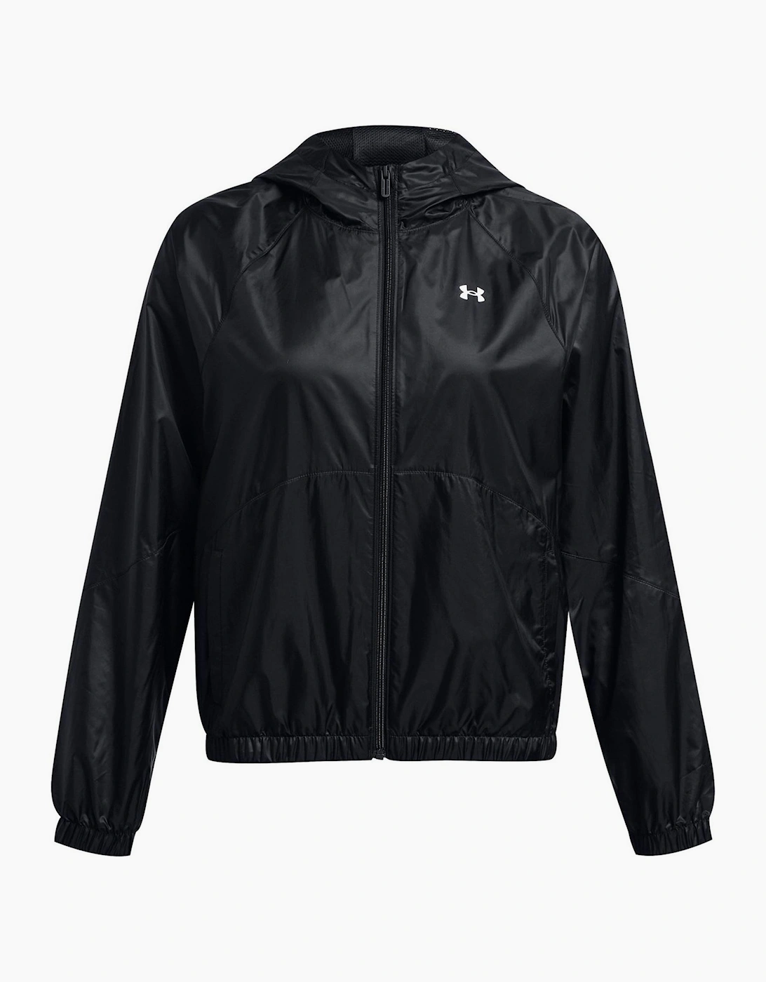 Under Armour Women's Black Sport Windbreak Jacket Windbreaker - Size 14 L