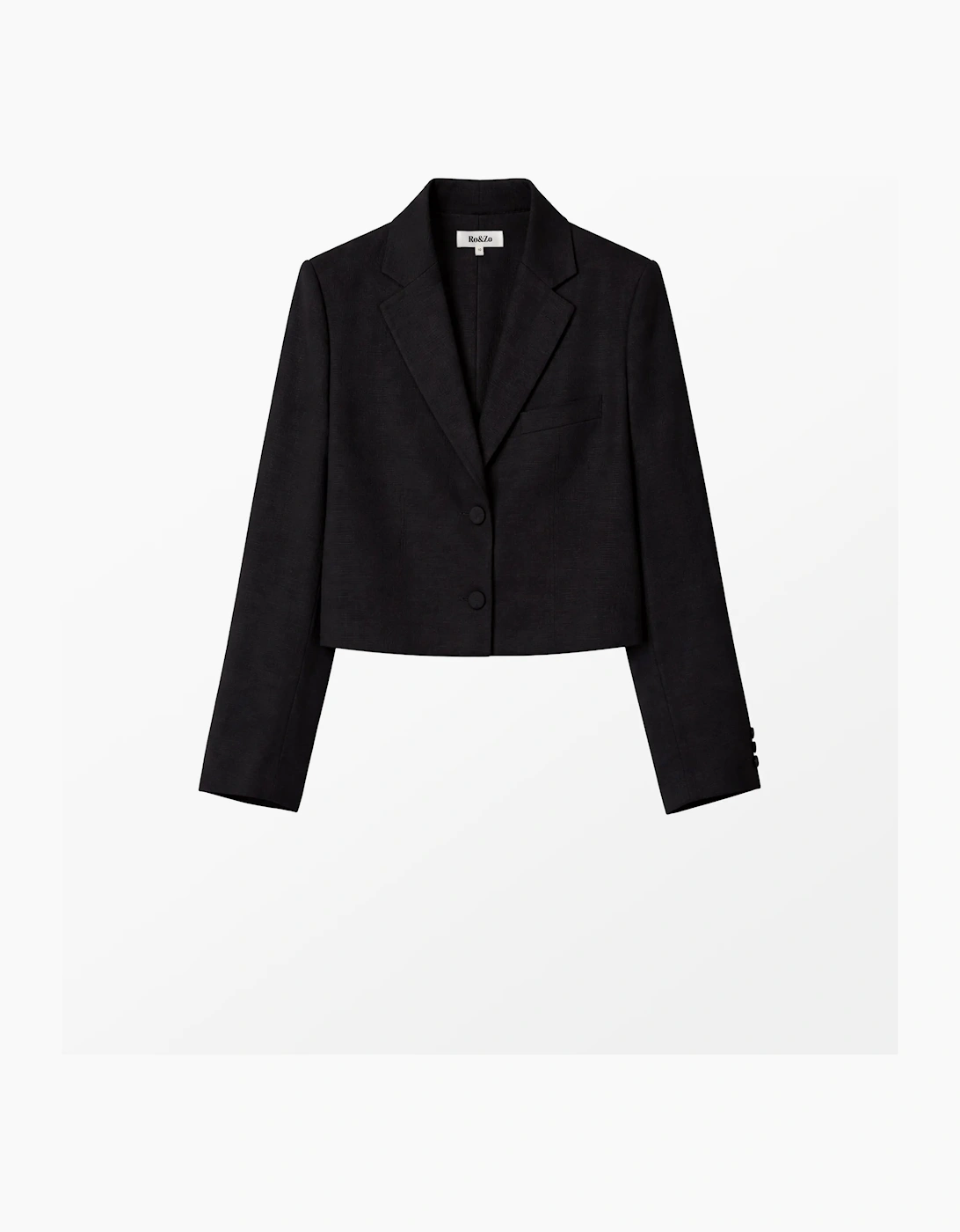 Black Cropped Blazer