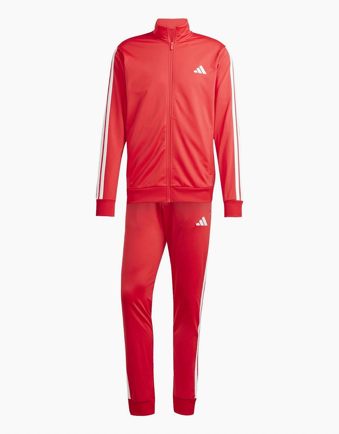 Adidas Men's Pure Ruby White Full Tracksuit - Size 40/Regular