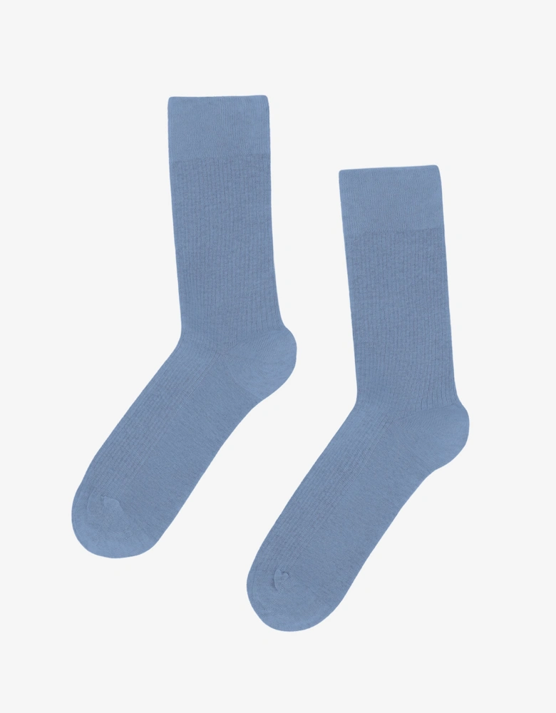Colorful Standard Mens Classic Organic Socks - Steel Blue
