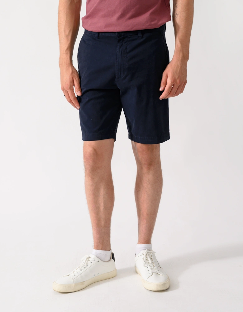 BOSS Orange Slim Fit Mens Chino Shorts - Dark Blue 404