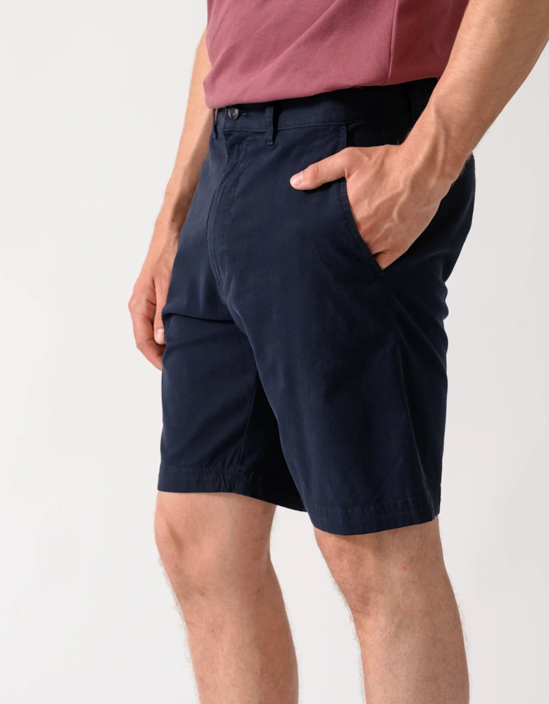 BOSS Orange Slim Fit Mens Chino Shorts - Dark Blue 404