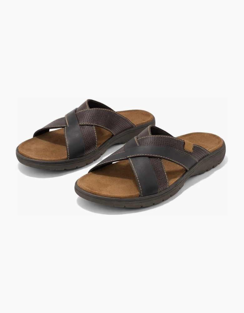 IMAC JAKE Mens Mules Sandals Brown