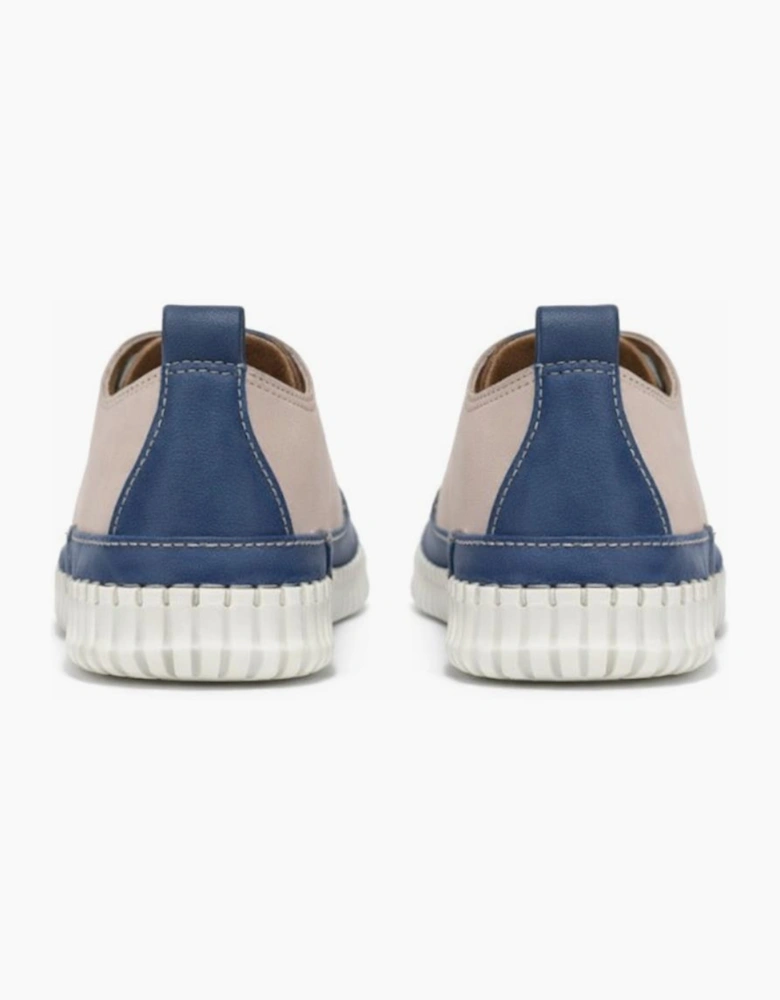 Mod Comfys KATIE Womens Casual Shoes Beige/Blue