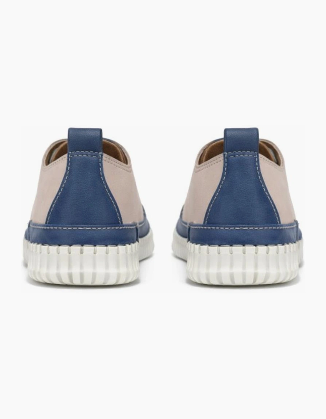 Mod Comfys KATIE Womens Casual Shoes Beige/Blue
