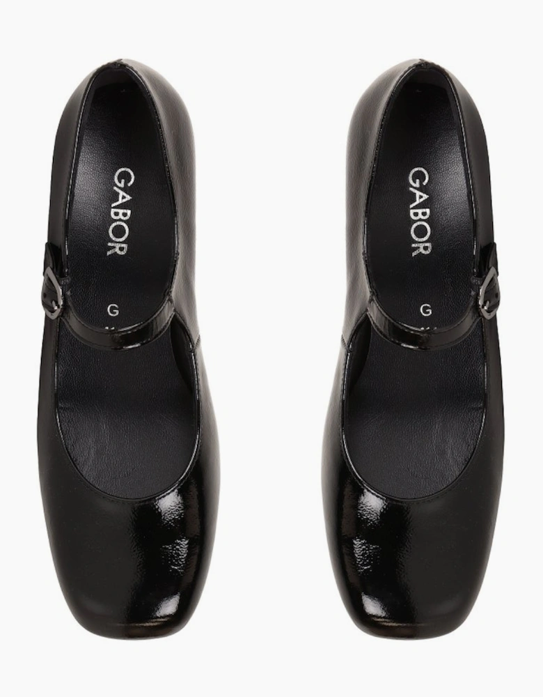 Glam Womens Mary Jane Court Shoes