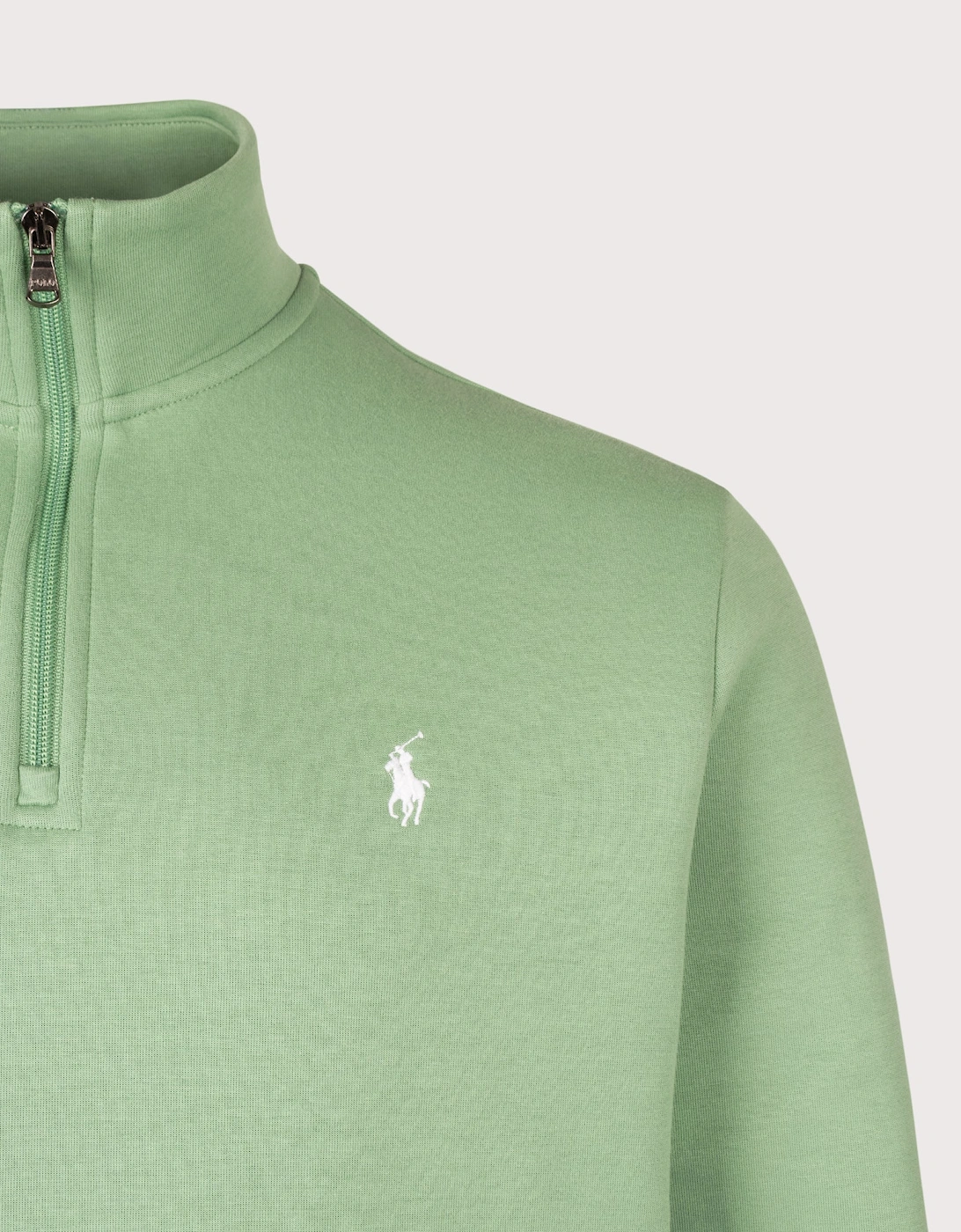 Double-Knit Quarter Zip Sweatshirt