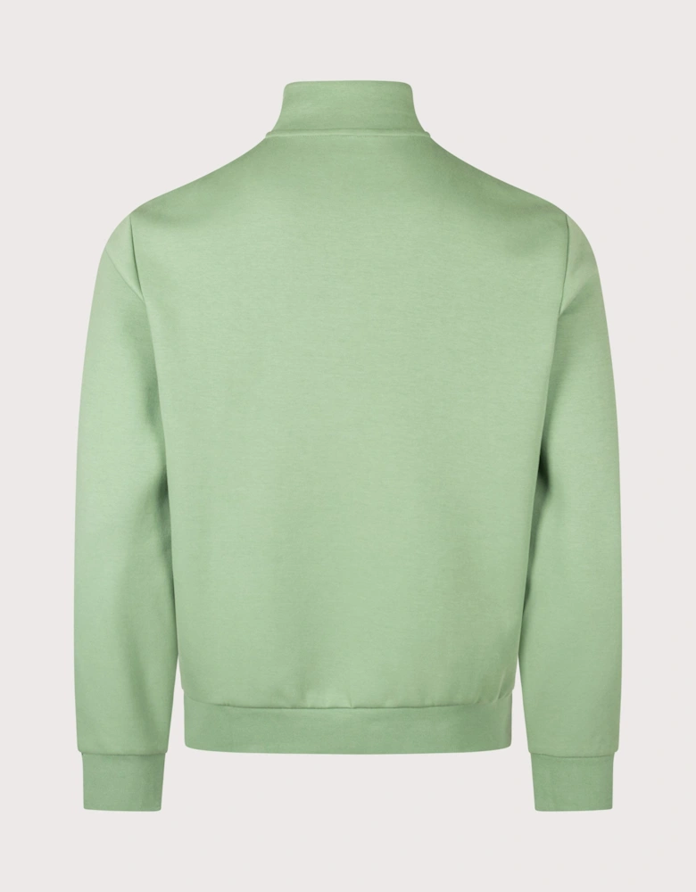 Double-Knit Quarter Zip Sweatshirt