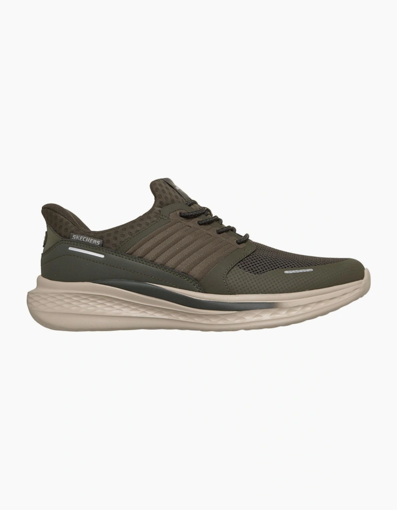 Skechers Slade Luther Men's Olive Synthetic / Mesh Trainers