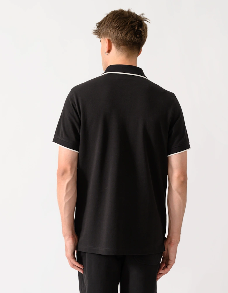 Belstaff Mens Tipped Polo Shirt - Black