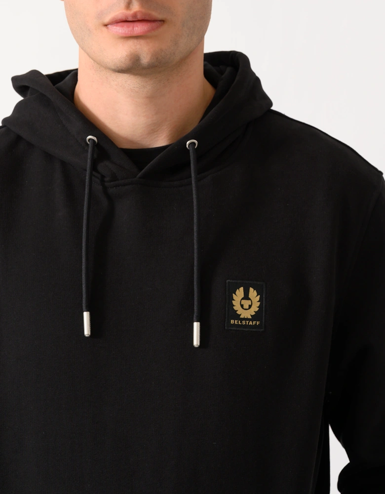 Belstaff Mens Logo Hoodie - Black