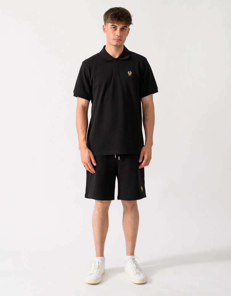 Belstaff Mens Logo Polo - Black