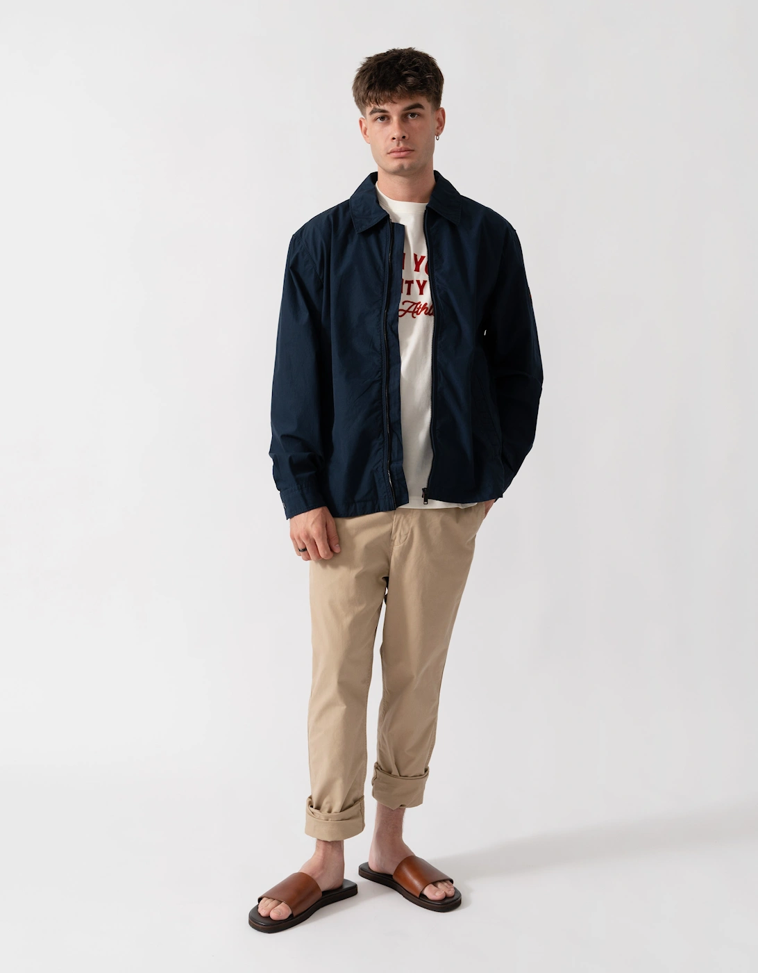 BOSS Orange Lutti Mens Overshirt - Dark Blue 404