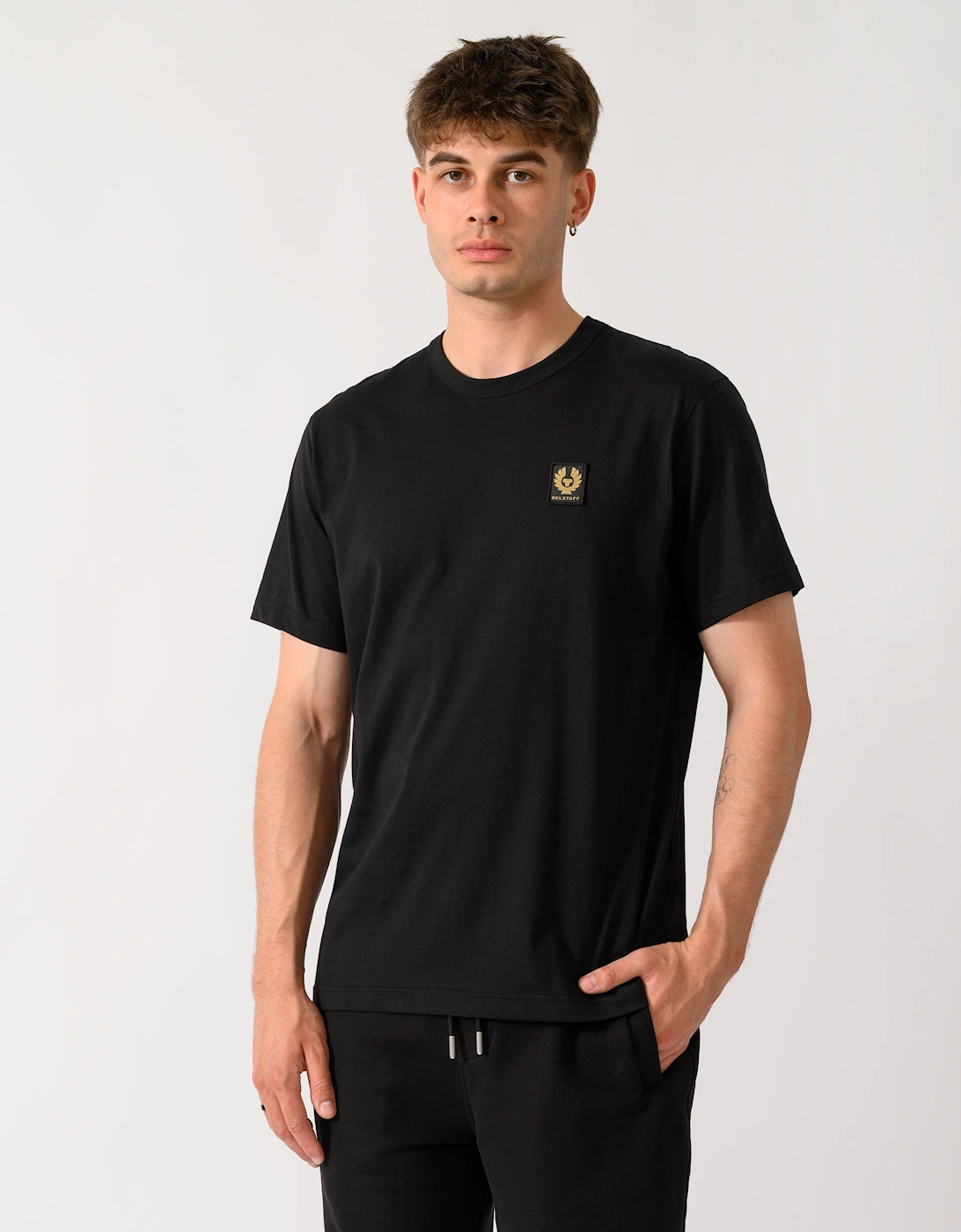 Belstaff Men's Black Icon Logo T-Shirt - Size: 40