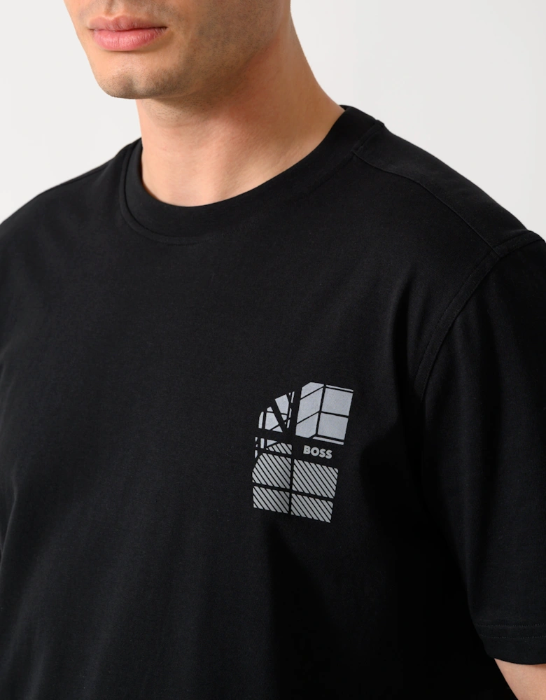 BOSS Orange Te Blueprint Mens T-Shirt - Black 001