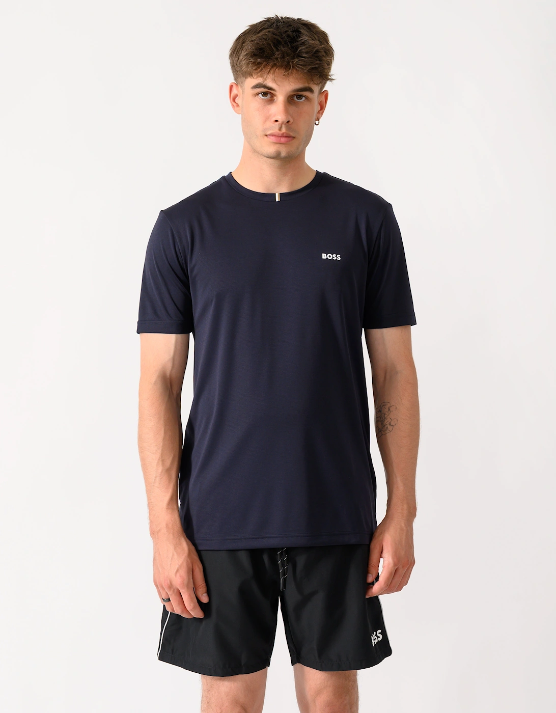 BOSS Green TOC Game Mens T-Shirt - Dark Blue 402, 5 of 4