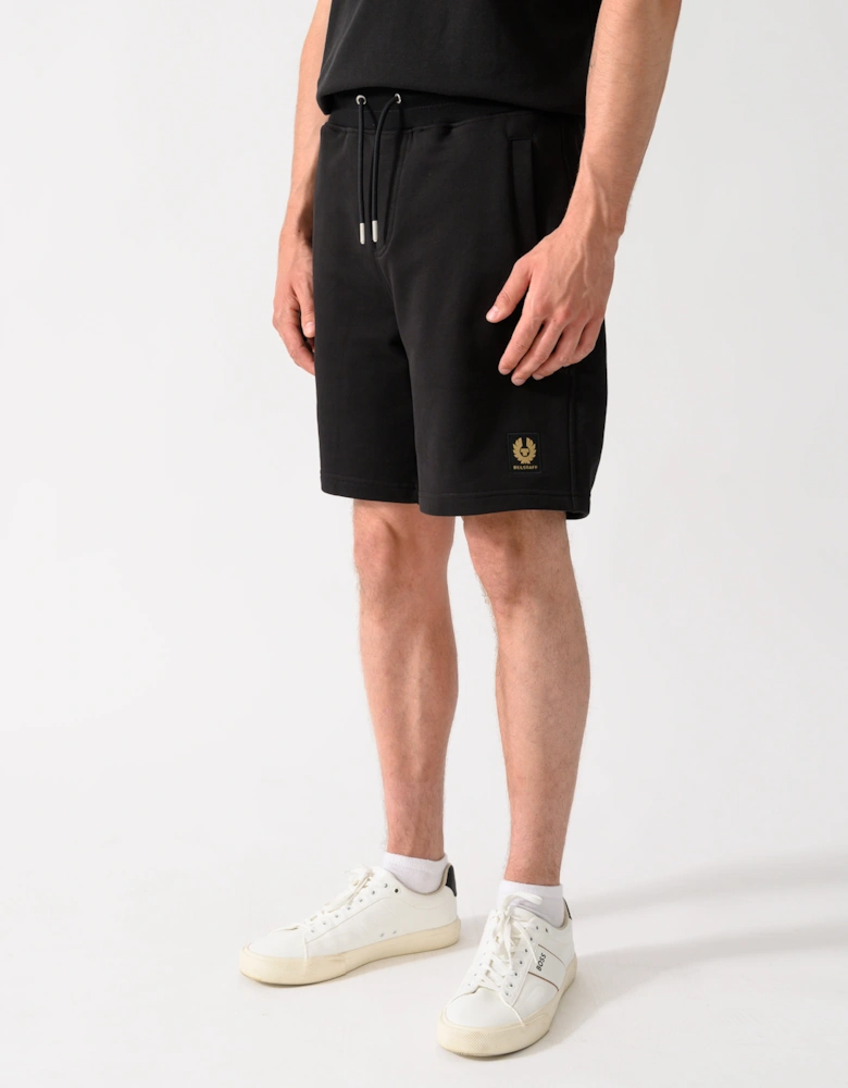Belstaff Mens Logo Sweatshorts - Black