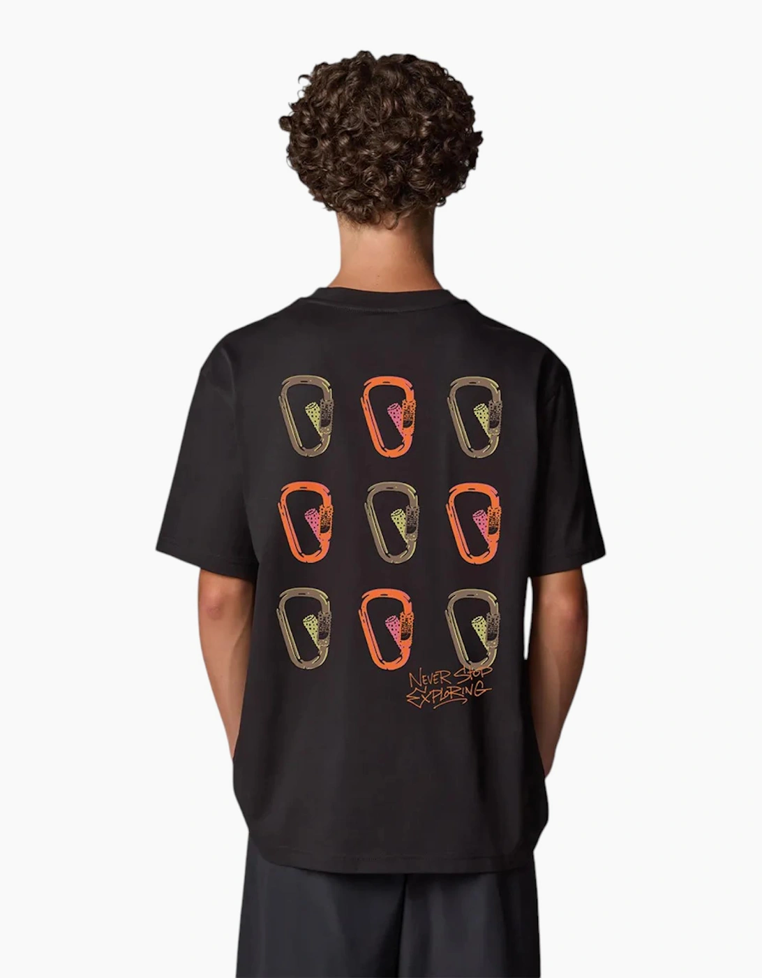 The North Face Mens T Shirt NSE Oversized Crew Neck Short Sleeve Cotton