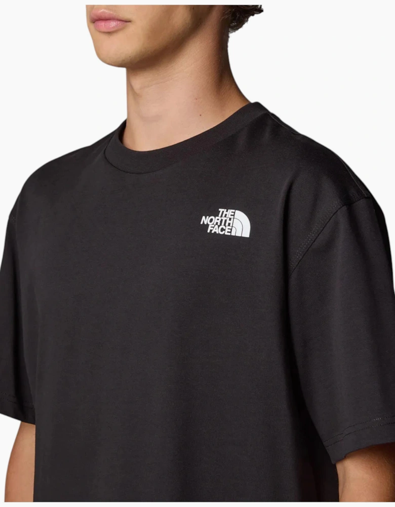 The North Face Mens T Shirt NSE Oversized Crew Neck Short Sleeve Cotton