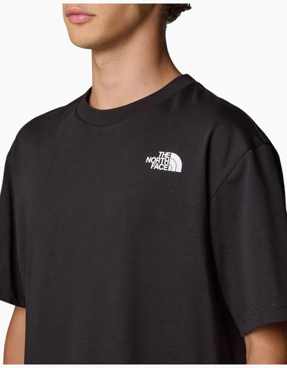The North Face Mens T Shirt NSE Oversized Crew Neck Short Sleeve Cotton