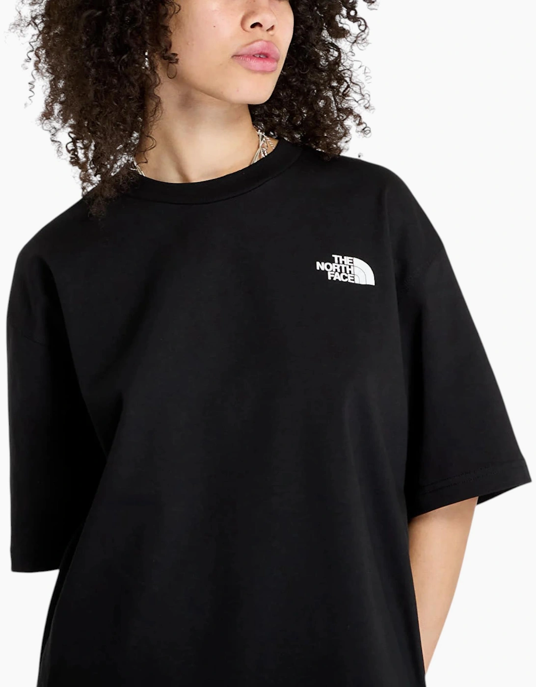 The North Face Mens T Shirt NSE Oversized Crew Neck Short Sleeve Cotton