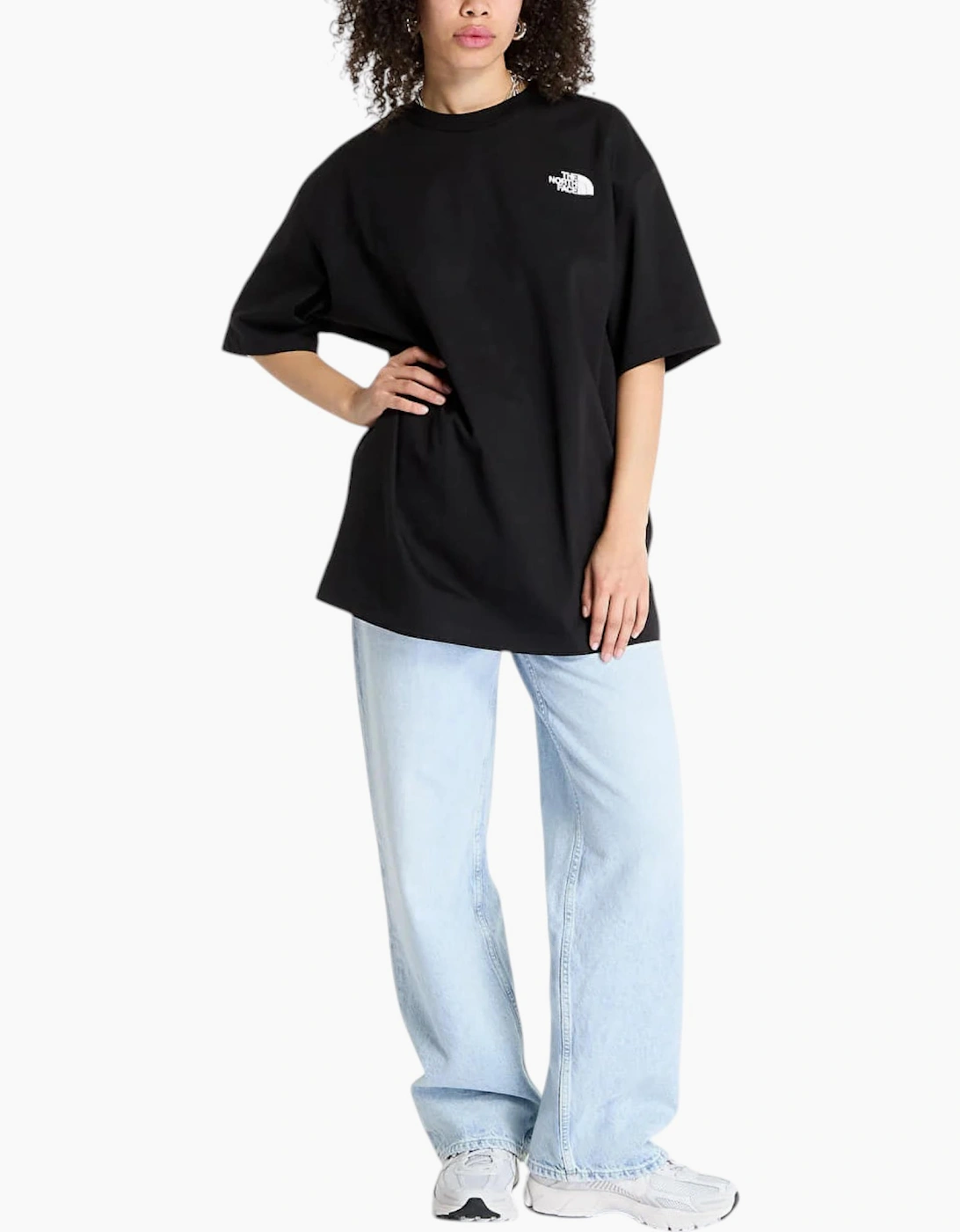 The North Face Mens T Shirt NSE Oversized Crew Neck Short Sleeve Cotton
