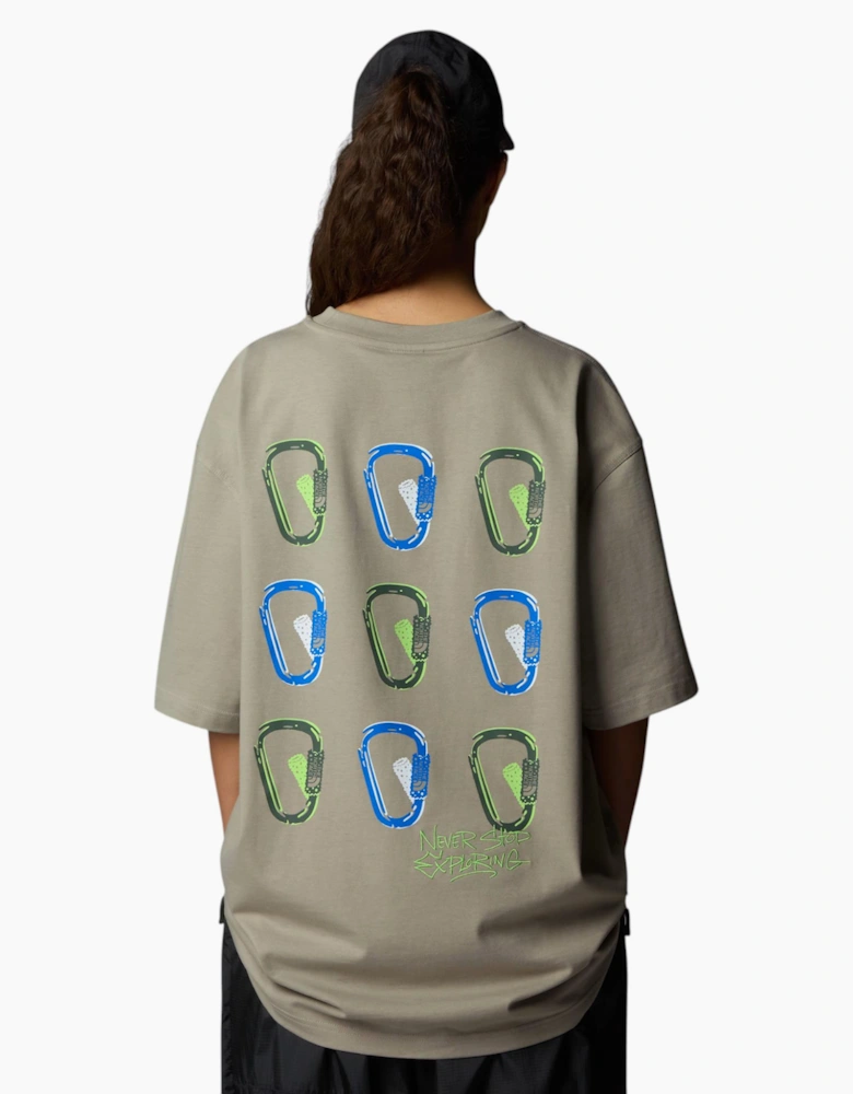 The North Face Mens T Shirt NSE Oversized Crew Neck Short Sleeve Cotton