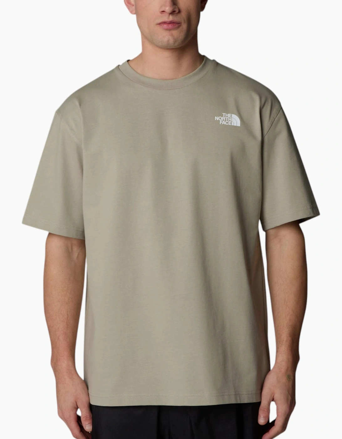 The North Face Mens T Shirt NSE Oversized Crew Neck Short Sleeve Cotton