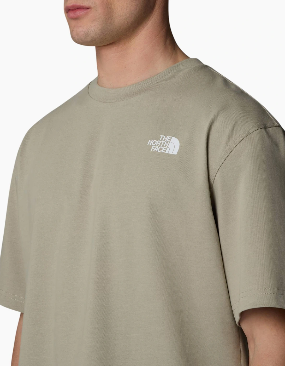 The North Face Mens T Shirt NSE Oversized Crew Neck Short Sleeve Cotton