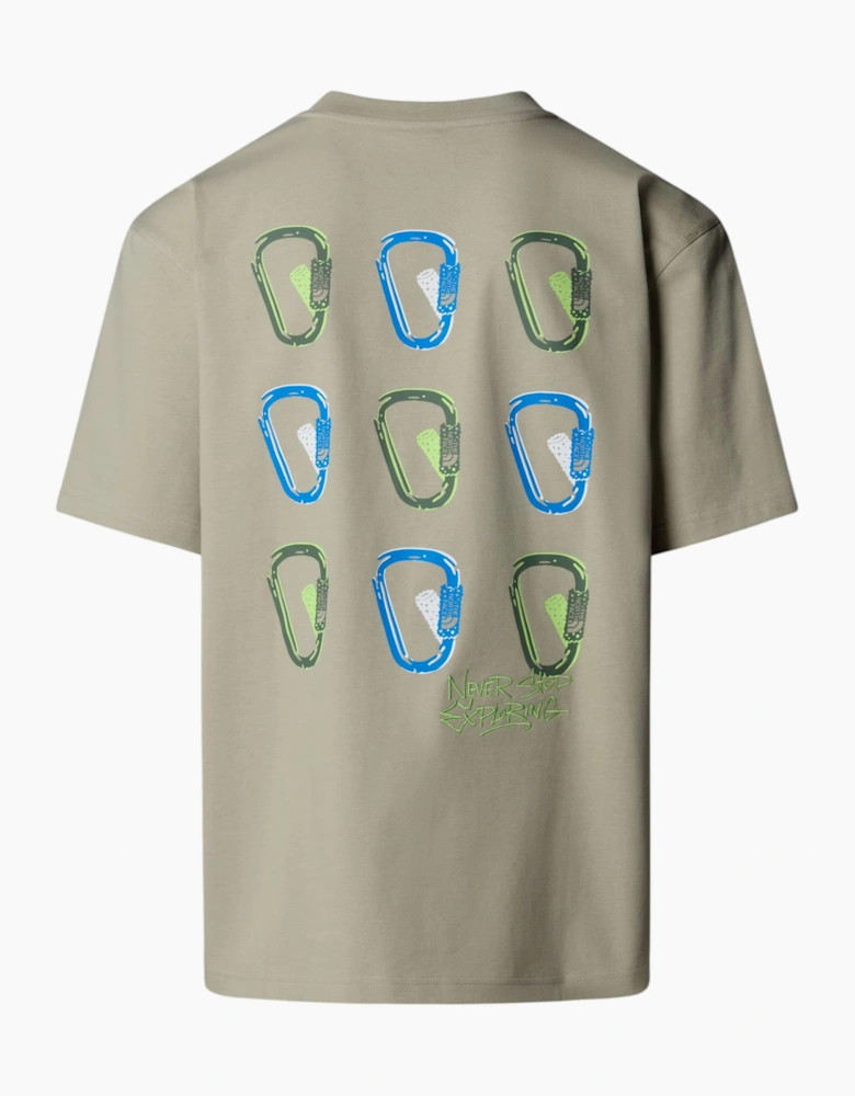 The North Face Mens T Shirt NSE Oversized Crew Neck Short Sleeve Cotton