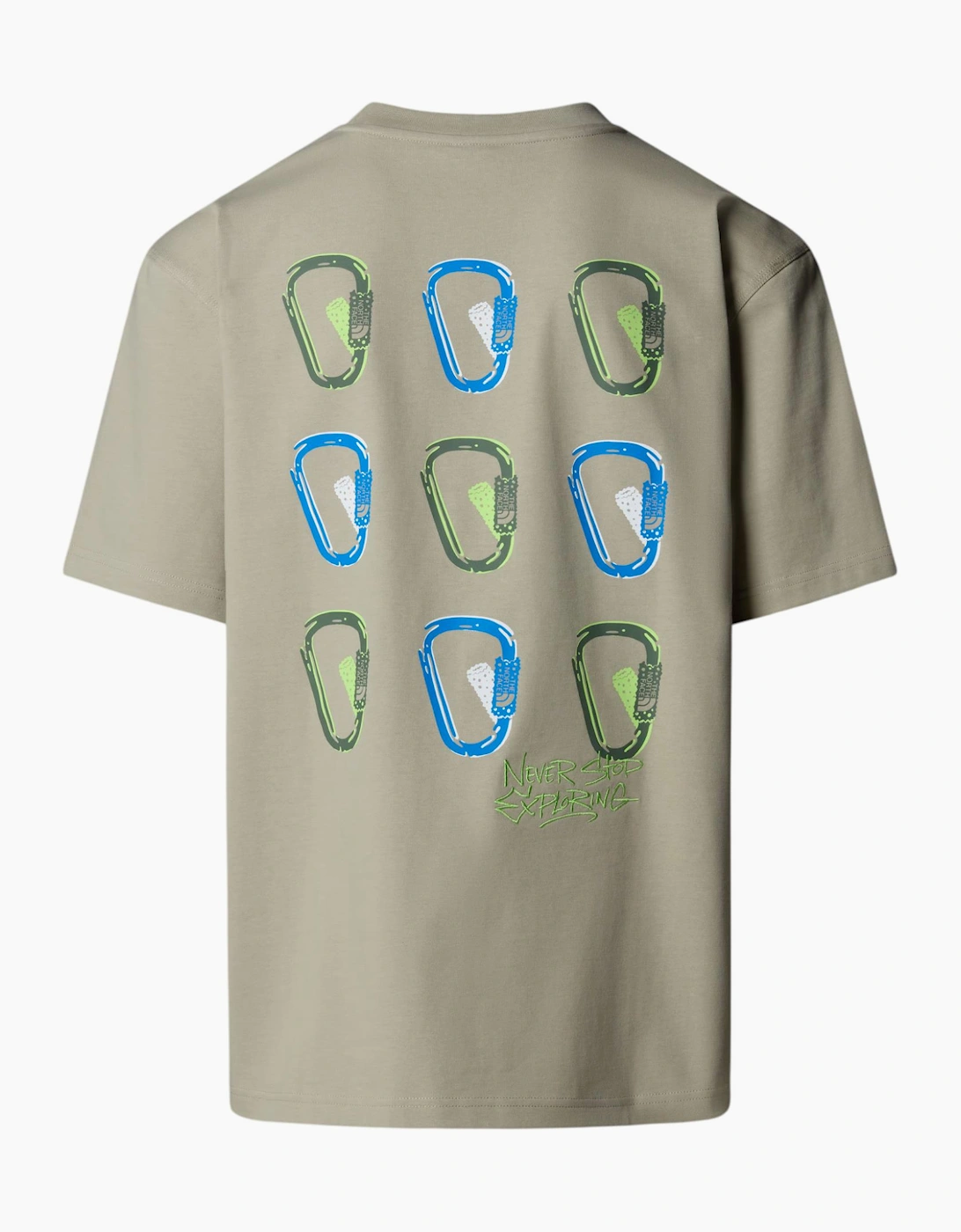 The North Face Mens T Shirt NSE Oversized Crew Neck Short Sleeve Cotton