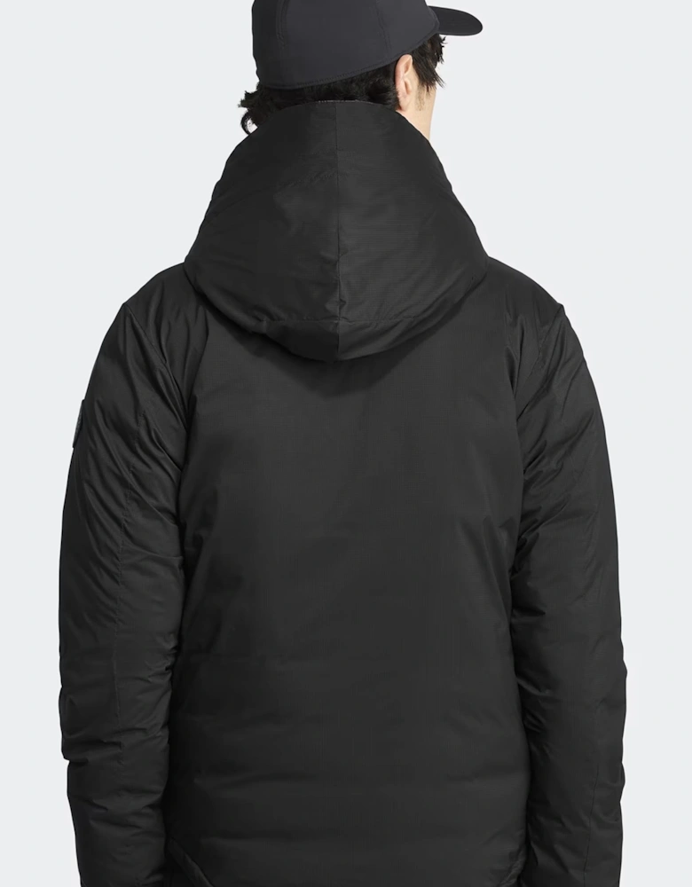 Lodge Hooded Jacket Black Disc
