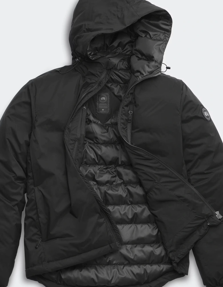Lodge Hooded Jacket Black Disc