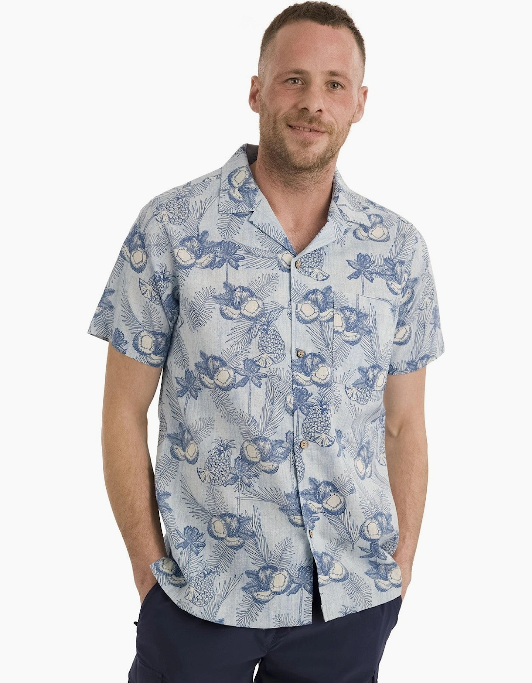 Trespass Mens Basham Short Sleeve Shirt, 2 of 1