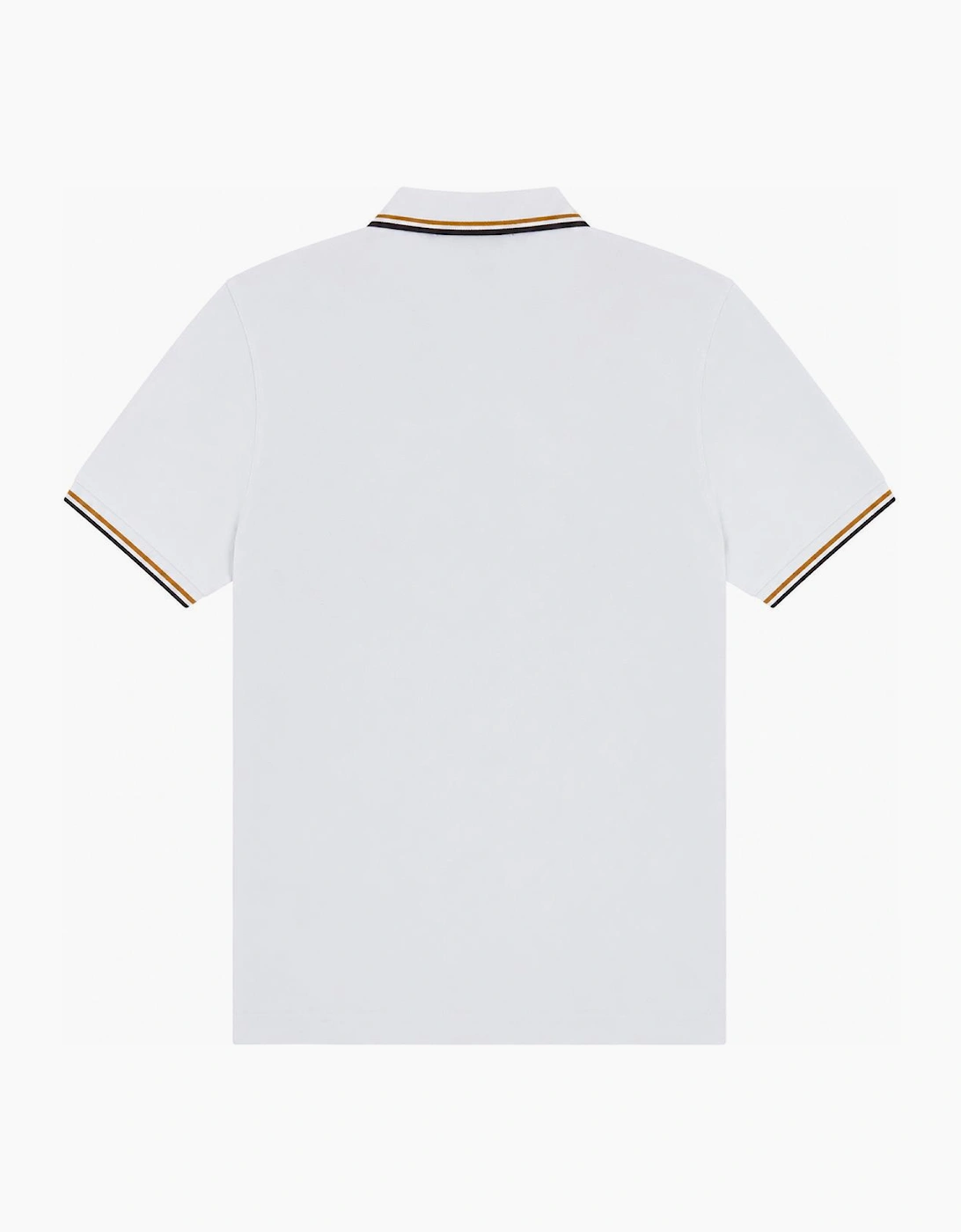 Fred Perry Twin Tipped Polo Shirt Dusky Blue/Dark Caramel/Night Green