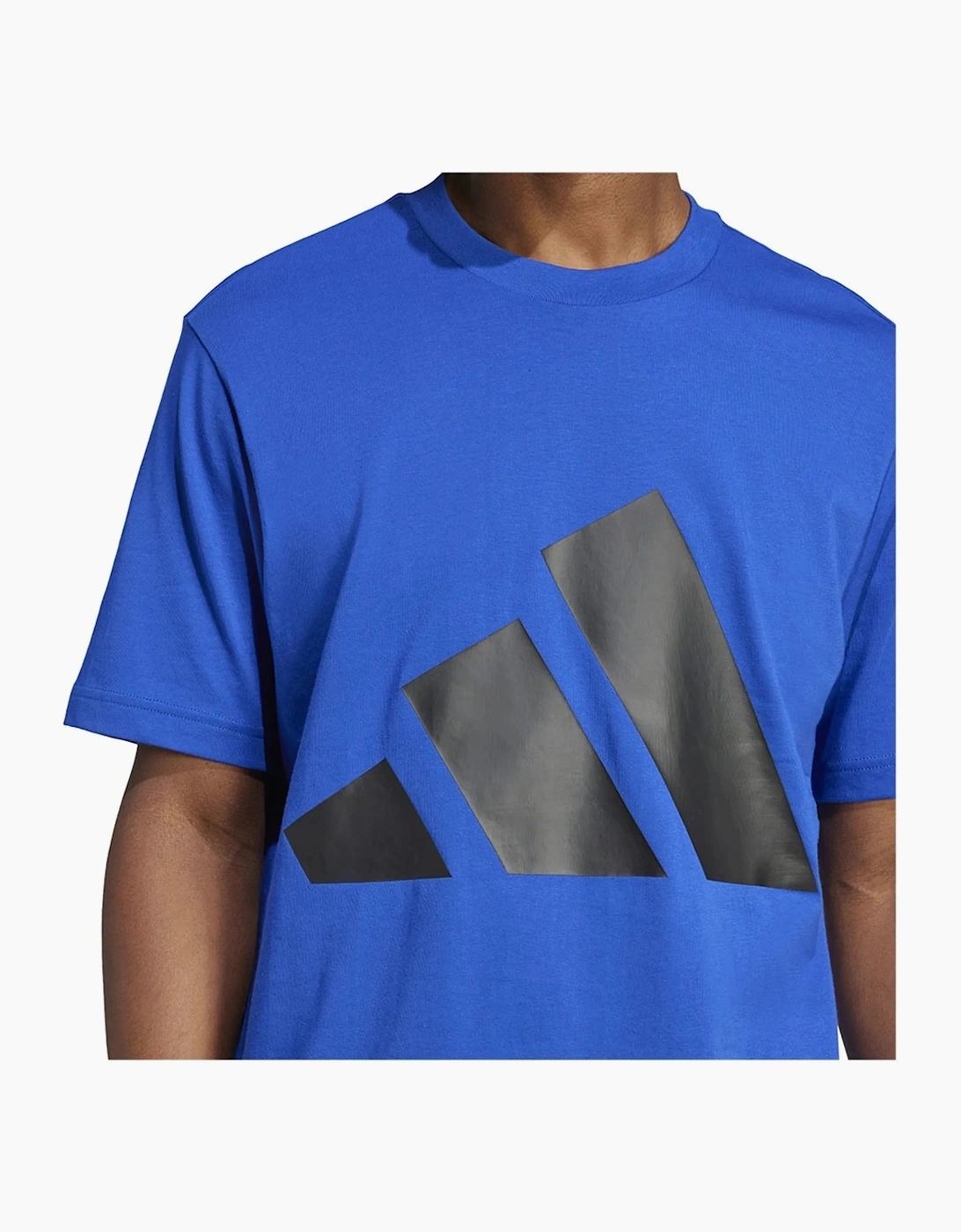 Adidas Ess Big Logo T-Shirt Blue