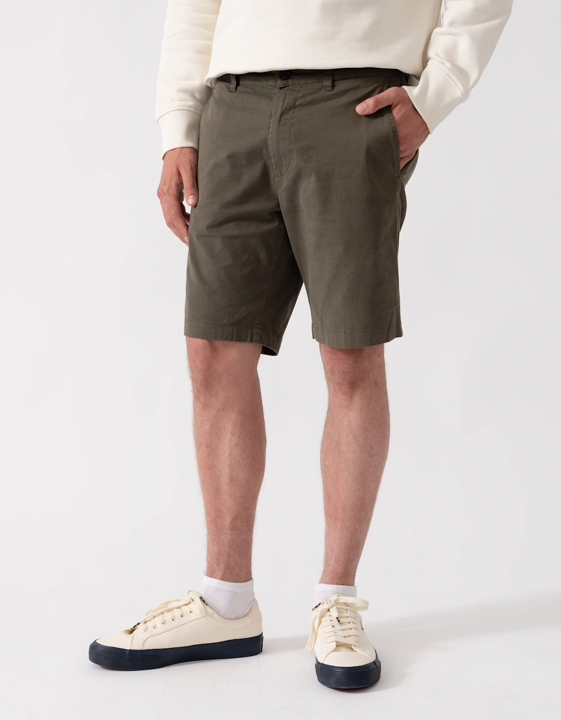 BOSS Orange Slim Fit Mens Chino Shorts - Bright Green 325, 7 of 6