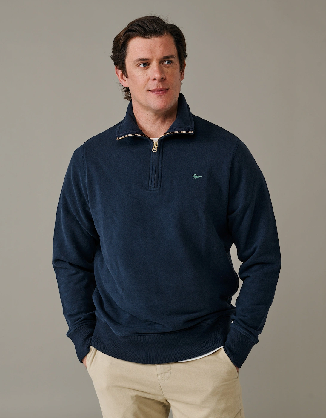 Harris Zip Neck
